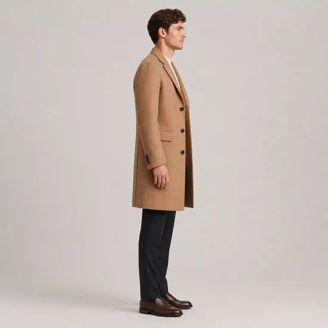 Wool Blend Overcoat